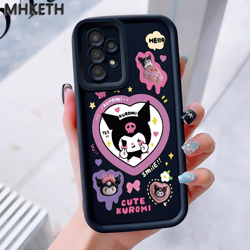 MHKETH เคสสำหรับ Samsung A13 4G A13 Lite A13 5G A04s เคสโทรศัพท์กันกระแทกซิลิโคนแบบเคลื่อนไหวได้น่ารัก