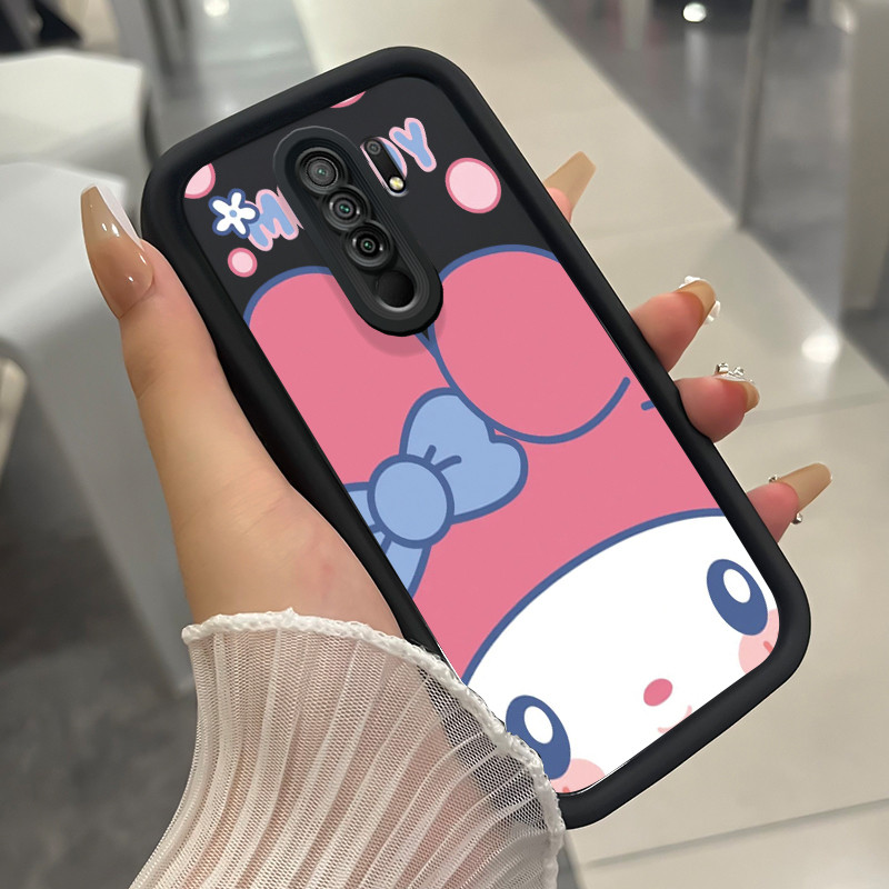เคสสำหรับ Xiaomi Redmi 9 Prime POCO M2 เคสโทรศัพท์กระต่ายน่ารักสามสีซิลิโคนกันกระแทก - รูปที่ 2