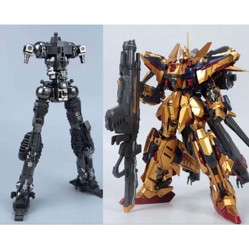 【Direct from Japan】โมเดล Shinba 1/100 Golden Samurai โมเดลโมเดล (Made in Japan) Full Armor Hyaku Shi