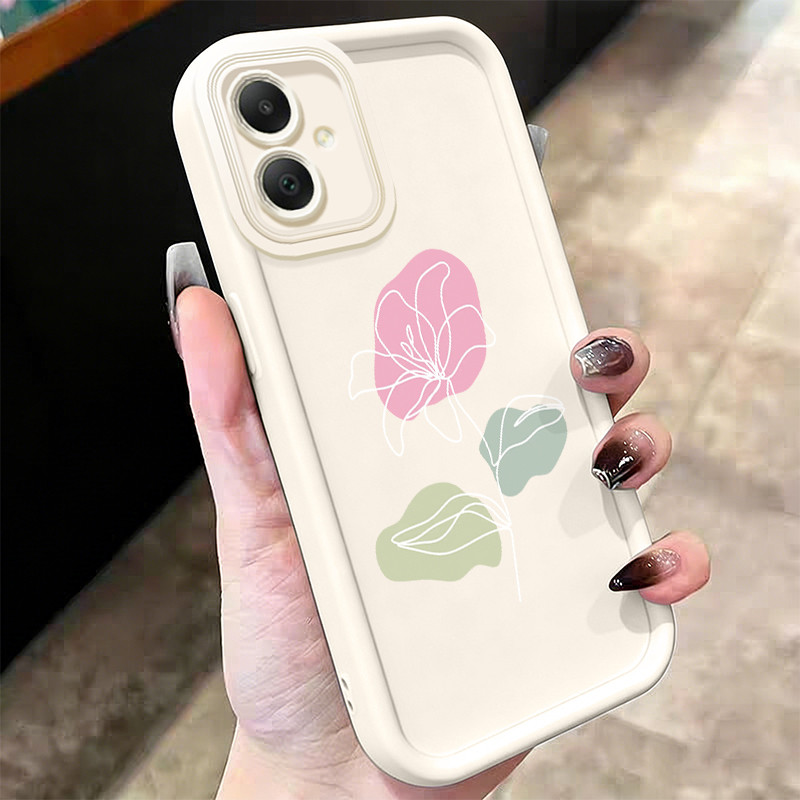 เคสสำหรับ Samsung Galaxy A05 M05 F05 A05s M14 F14 4G เคสโทรศัพท์ดอกไม้ผู้หญิงซิลิโคนซอฟต์เชลล์กันกระแทก