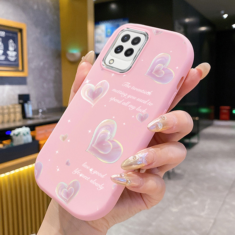 เคส ใช้ได้กับ Samsung A22 M22 M32 เคสแฟชั่นกันฝุ่น