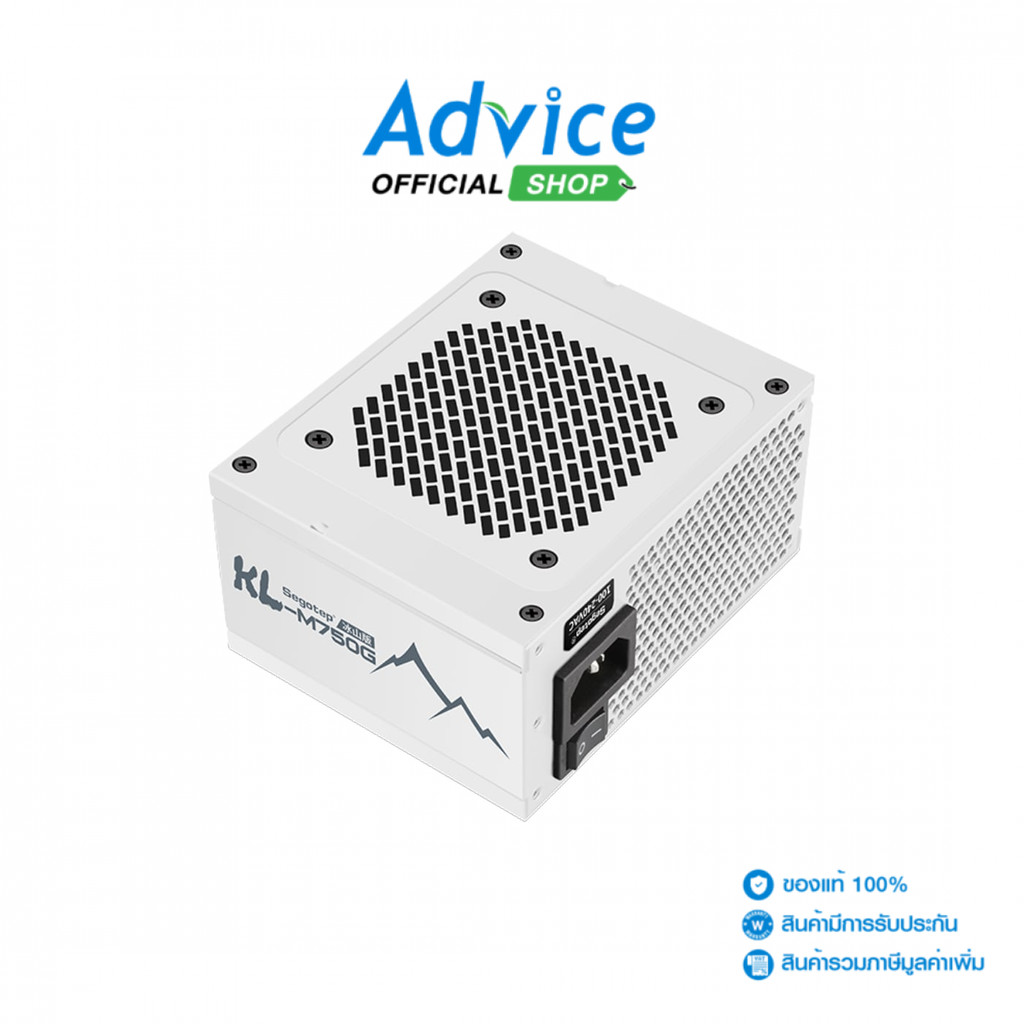 SEGOTEP POWER SUPPLY (80+ GOLD) 750W KL-M 750G WHITE - A0173850