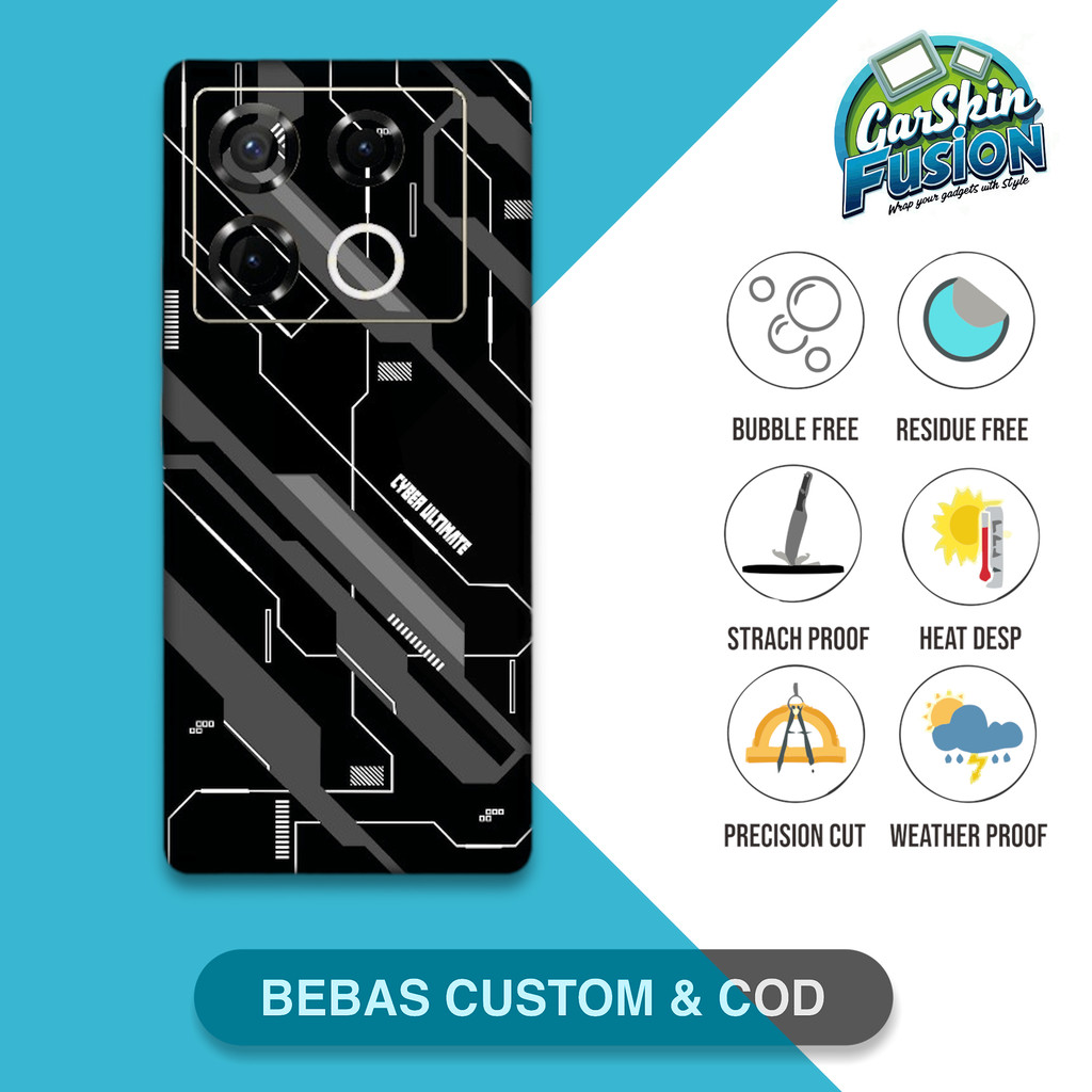 Garskin Skin Infinix Note 40 Pro CBR V1 เคสกันรอย | By Fusion Code - c5U