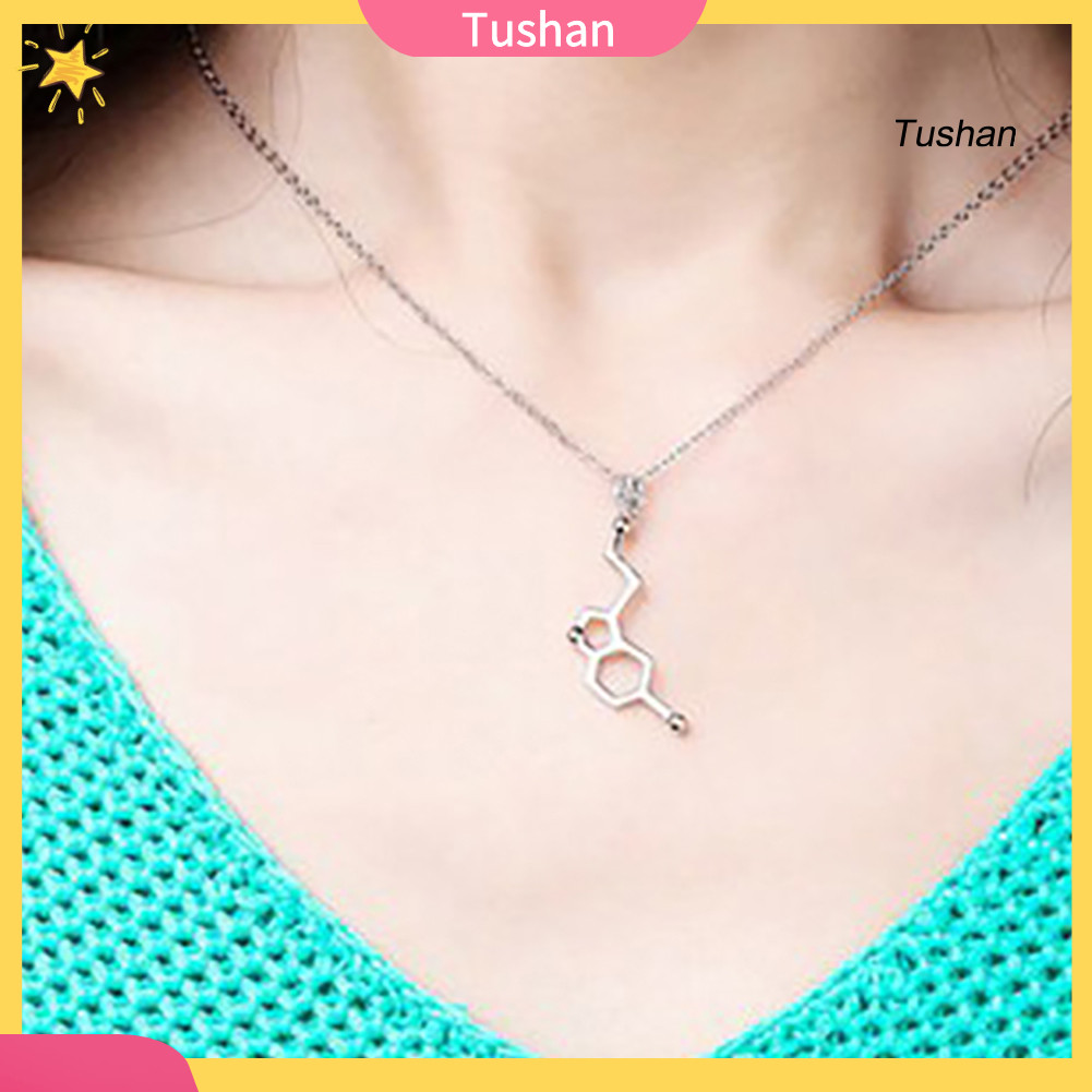 [TS]DNA Serotonin Dopamine Acetylcholine Biochemistry สร้อยคอจี้โมเลกุล