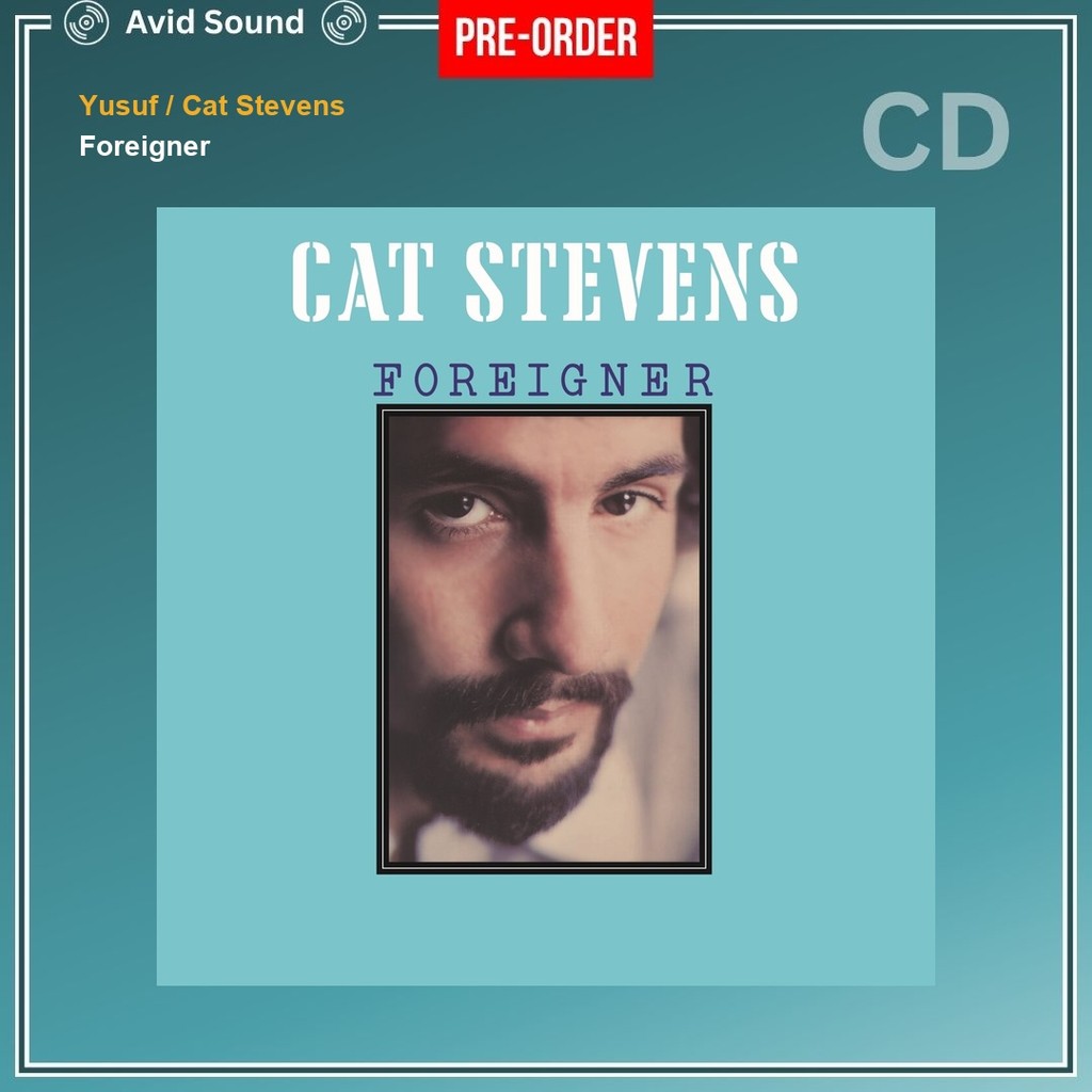 Pre-Order CD แผ่นซีดี Yusuf / Cat Stevens Foreigner ใหม่ ซีล Yusuf / Cat Stevens CD