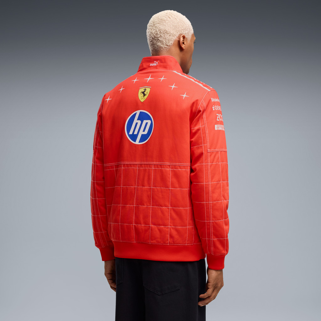 PUMA Moto Scuderia Ferrari HP Replica Special Monza Bomber Jacket Men สีแดง - 71439501 — صورة 4