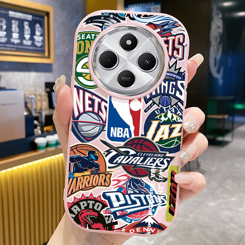 เคสสำหรับ Xiaomi Redmi 14C 4G 14C 5G A4 5G 14R 5G POCO C75 5G POCO M7 5G เคสโทรศัพท์บาสเกตบอลกันกระแ