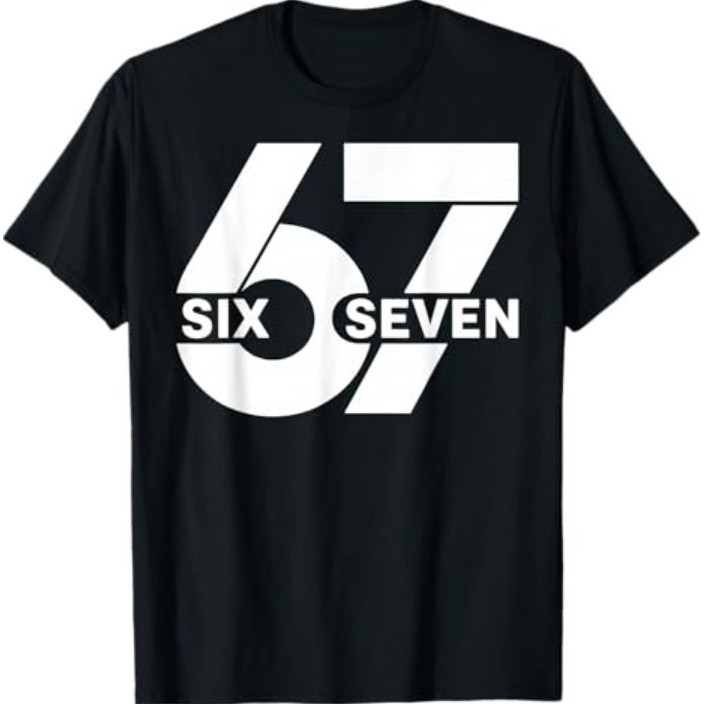 เสื้อยืด 67 Six Seven Meme