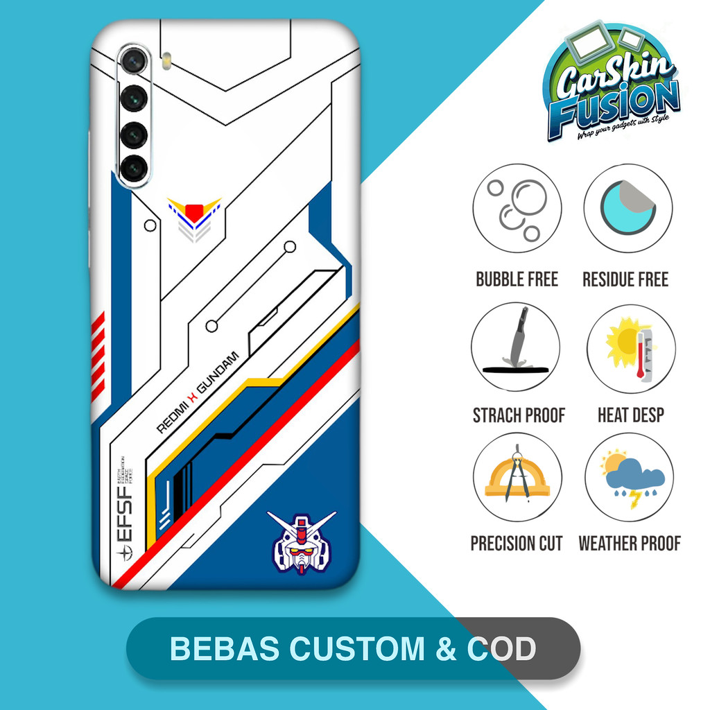 Garskin Skin Redmi Note 8 gndm v3 เคสกันรอย | By Fusion Code - Qwo