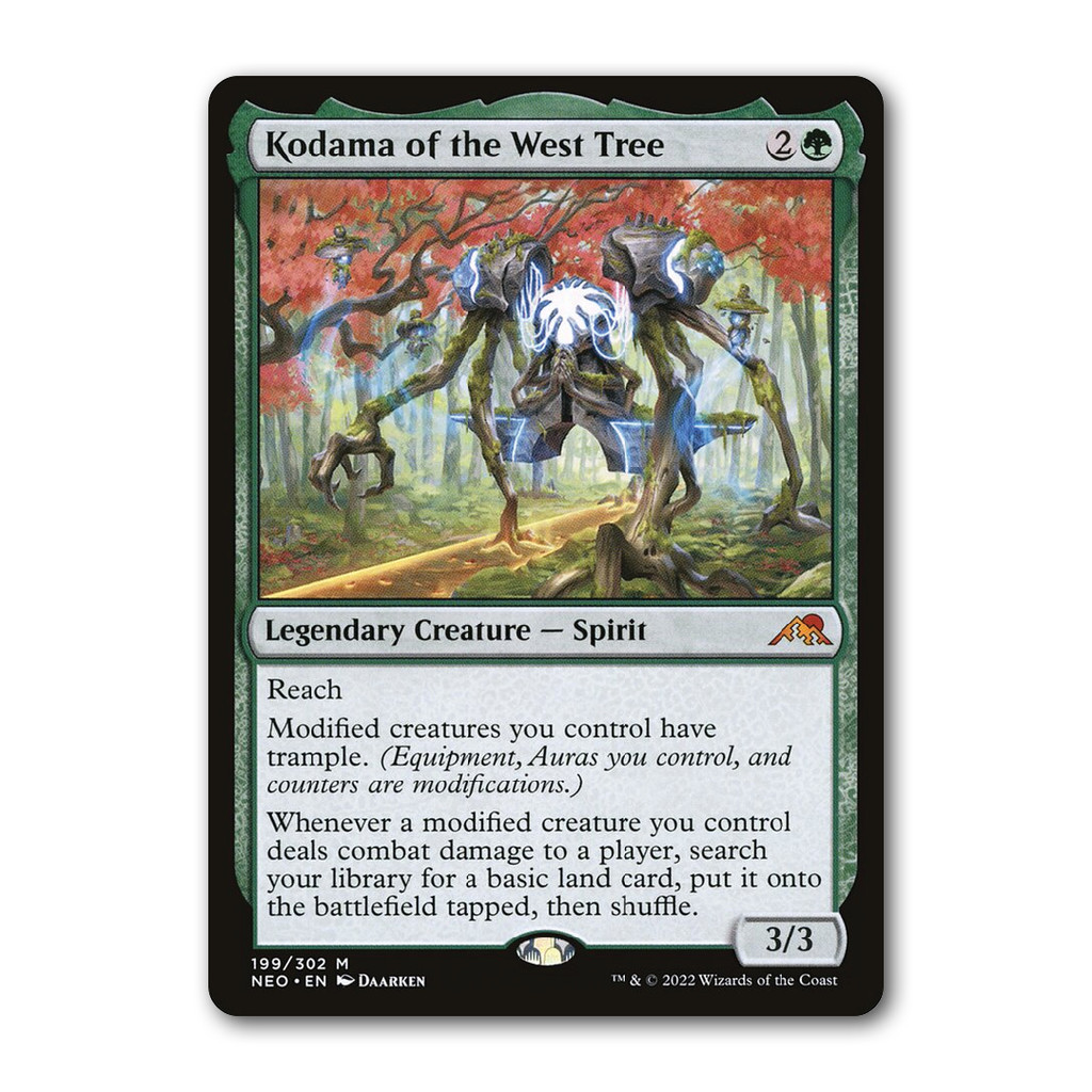 [MTG] Kodama of the West Tree [NEO] [Green] [Mythic] [Normal] [ENG] [2022] (Magic: The Gathering)