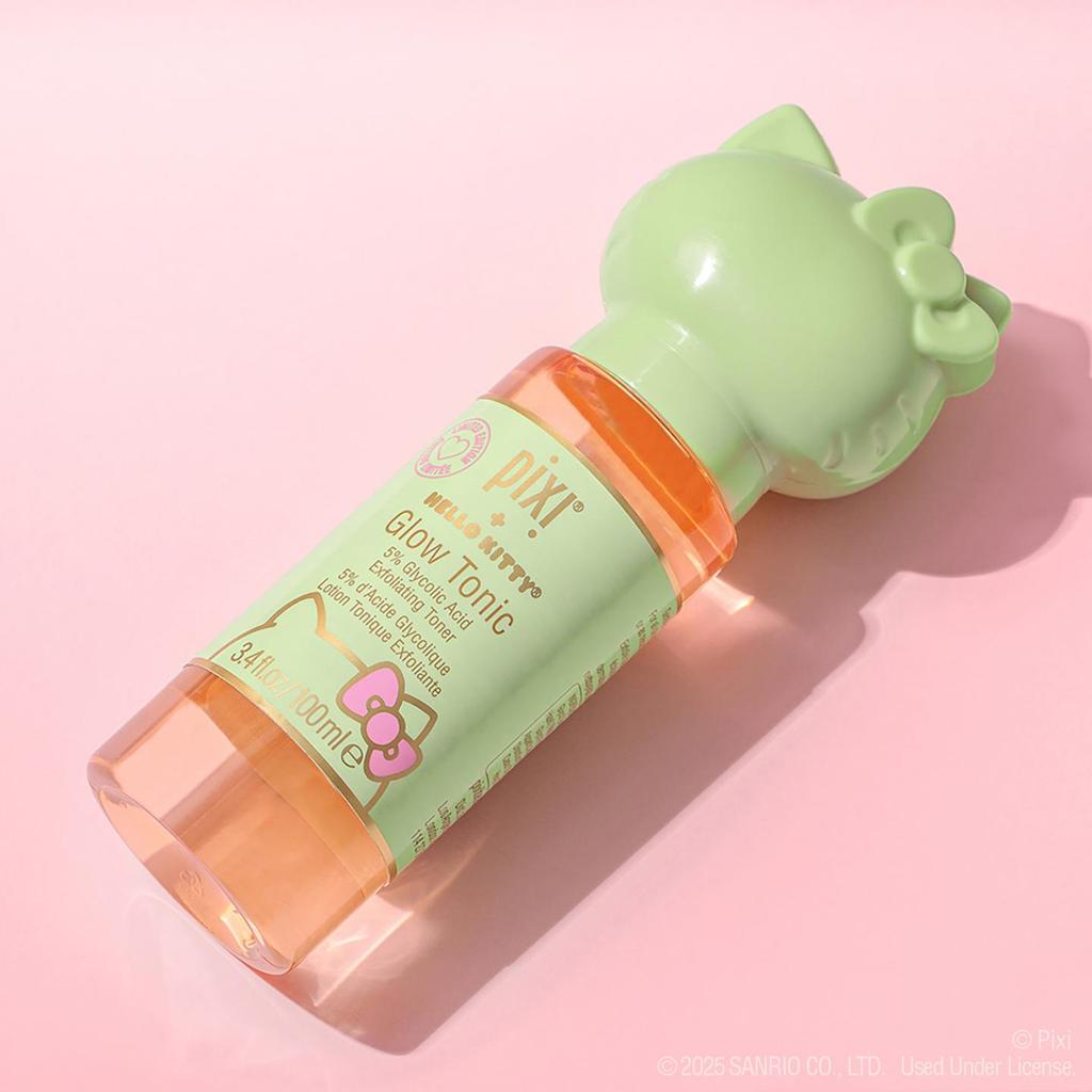 Pixi Hello Kitty Glow Tonic Exfoliating Toner โทนเนอร์ Glycolic Acid 5% ลิมิเต็ดเอดิชัน 100ml / 250ml