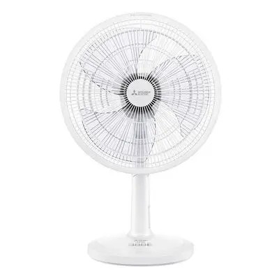 MITSUBISHI ELECTRIC - พัดลมตั้งโต๊ะ 16 นิ้ว (สีขาว) รุ่น D16A-GC WH ;