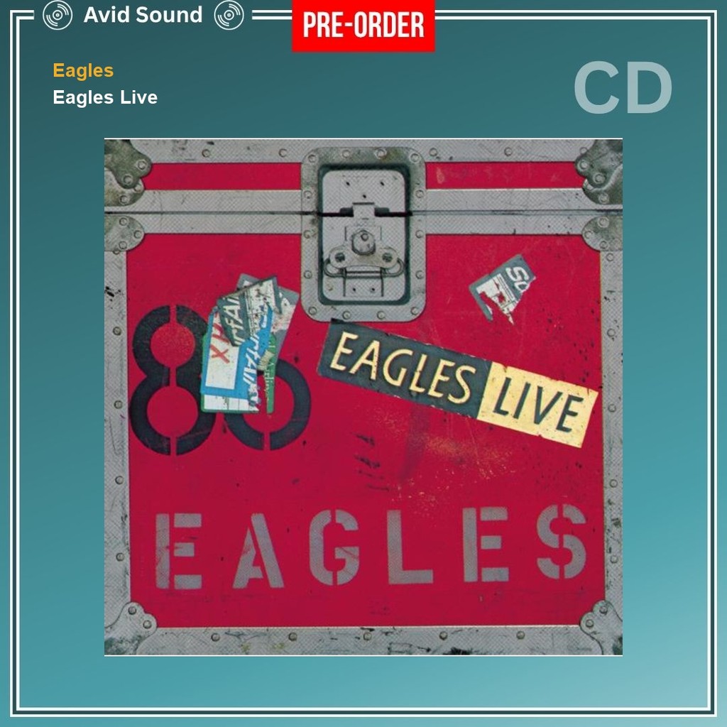 Pre-Order CD แผ่นซีดี Eagles Eagles Live ใหม่ ซีล Eagles CD