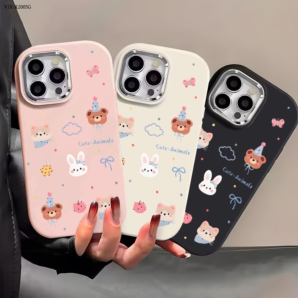 เคส For VIVO X200 X300 T1X Pro 5G เคสโทรศัพท์ เคสวีโว่ เคสนิ่ม Silicone Phone Case PD