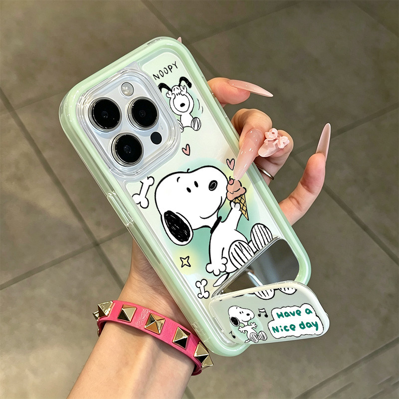 โปร่งใส Snoopy Ice Cream Stand Hp Minimalist ปลอก Vivo Y31D Pro Y05 Y11D V70 V60 Lite Y400 Y21D V50 