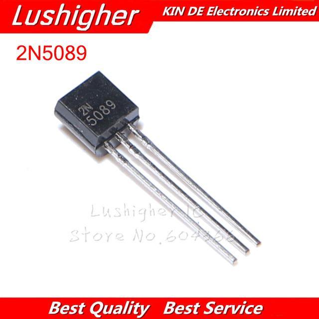 10 ชิ้น 2N5089 TO-92 ทรานซิสเตอร์ใหม่