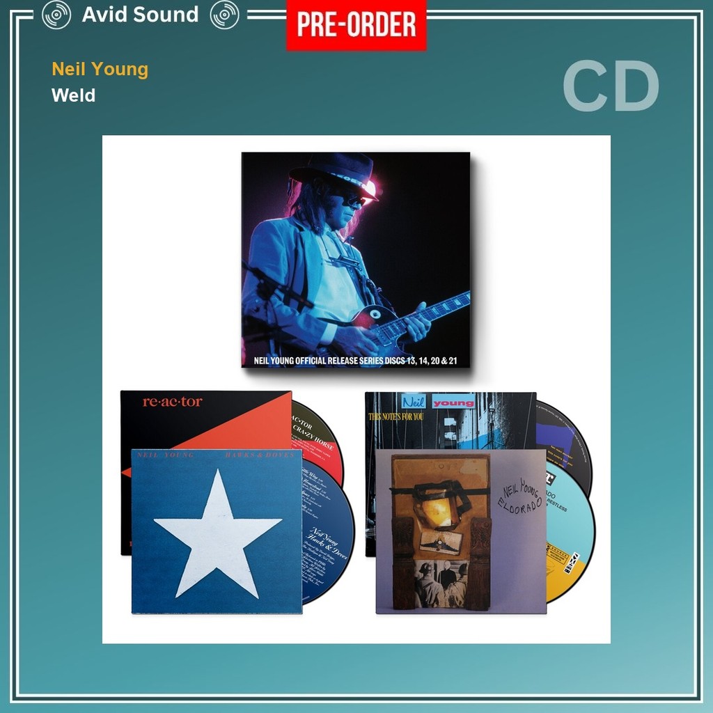 Pre-Order CD แผ่นซีดี Neil Young Weld ใหม่ ซีล Neil Young CD