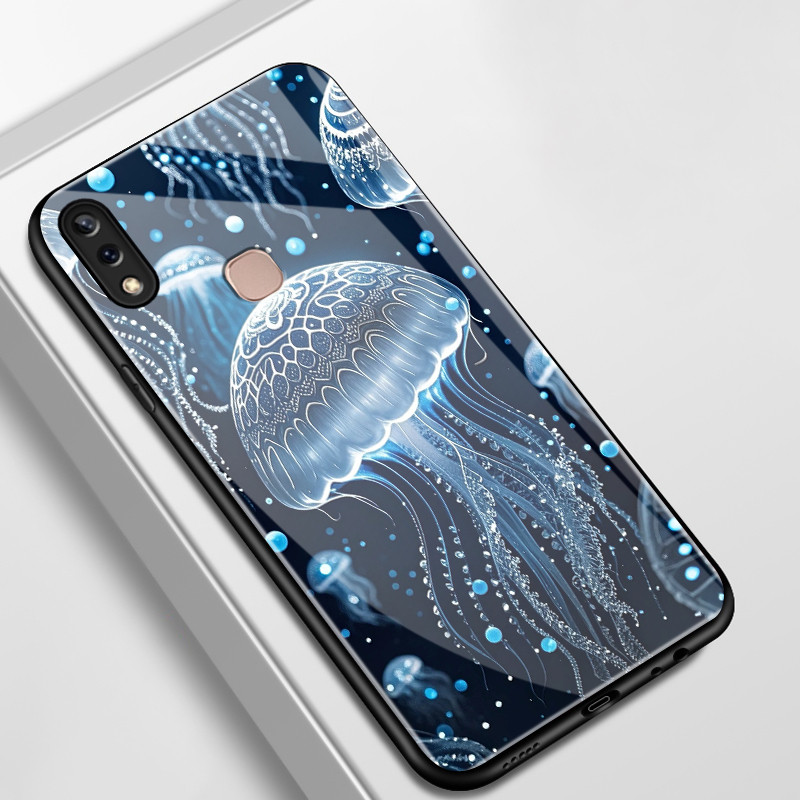 เคสสำหรับ VIVO Y85 Y85A V9 V9 Pro V9 Youth Z1 Z1i Z3x เคสโทรศัพท์แมงกะพรุนเปลือกแก้วกันกระแทก
