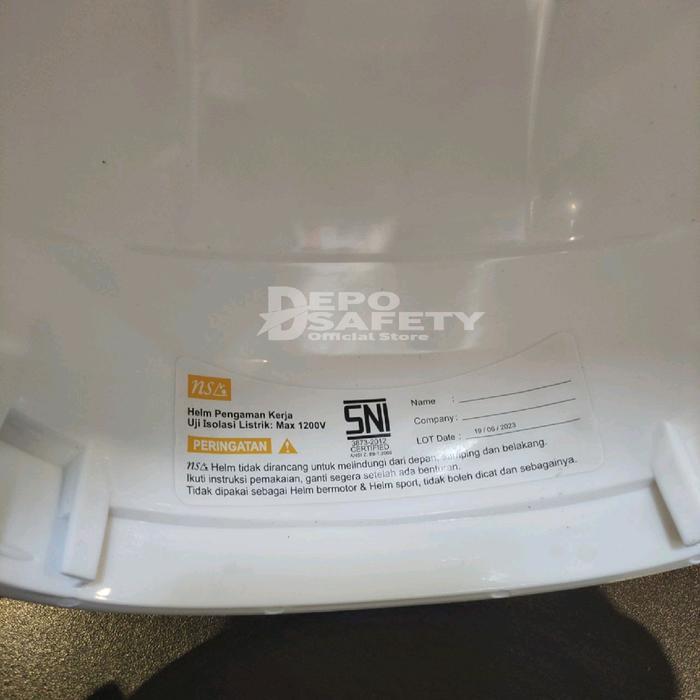 Gjah หมวกนิรภัย NSA Vented Fastrack Original 100% หมวกนิรภัย NSA VENTED โครงการอุปกรณ์ความปลอดภัย