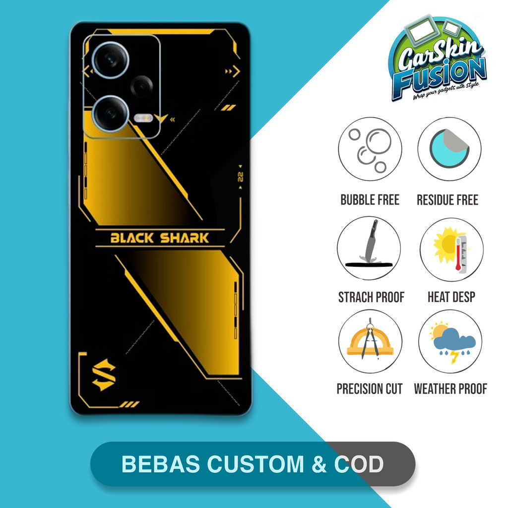 Garskin Skin Redmi Note 12 Pro 5G BS 5 RS เคสป้องกันรอยขีดข่วน | By Fusion Code - gIe