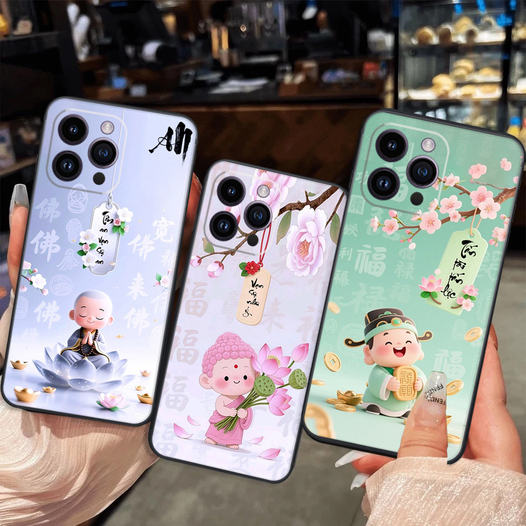เคส Iphone 13-IPHONE 13 PRO-IPHONE 13 PRO MAX-IPHONE 13 MIN การประดิษฐ์ตัวอักษร Phuc Tai Loc ความสงบ