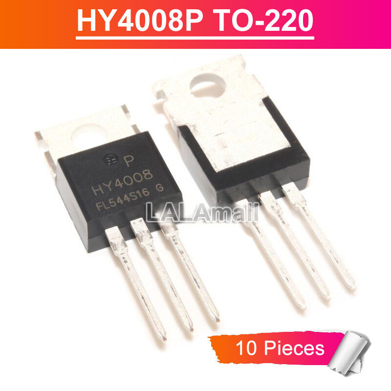 10pcs Original HY4008 HY4008P TO-220 80V/200A Power MOSFET ทรานซิสเตอร์ใหม่