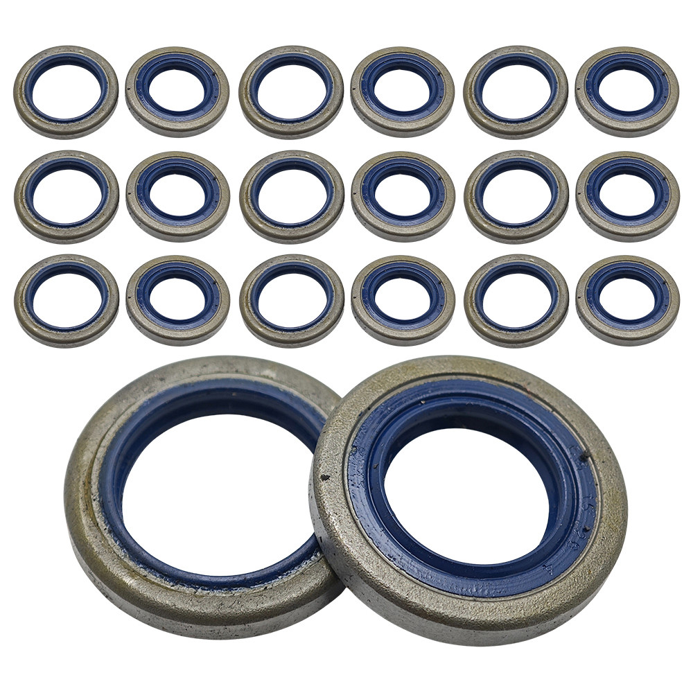 10 ชิ้นซีลน้ํามันชุดสําหรับ 362 365 & พิเศษ 371XP 371 K 372 XP 375 K & EPA Chainsaw 503260301 505275