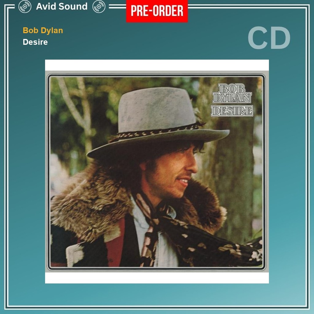 Pre-Order CD แผ่นซีดี Bob Dylan Desire ใหม่ ซีล Bob Dylan CD