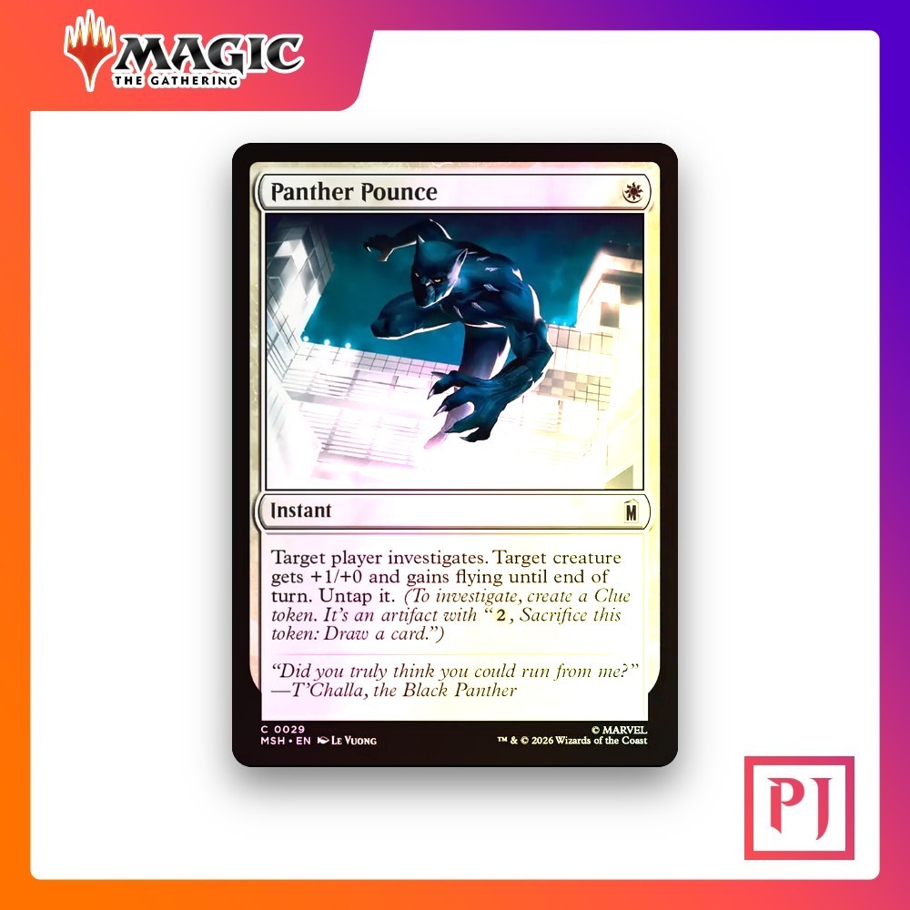 [MTG] Panther Pounce (#29) [MSH] [WHITE] [COMMON] | Magic the Gathering