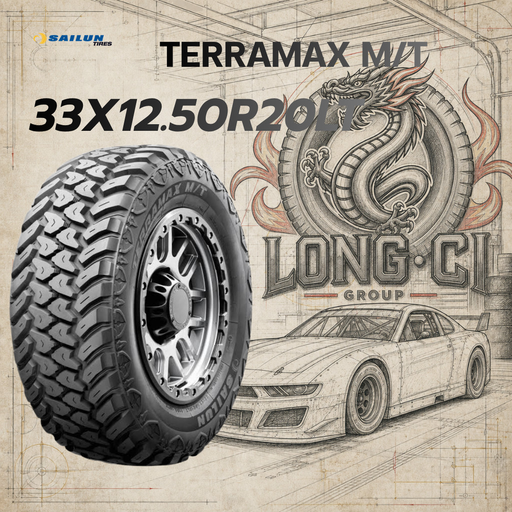 ยาง 33X12.50R20LT SAILUN รุ่น TERRAMAX M/T ราคาต่อเส้น ปี 2025