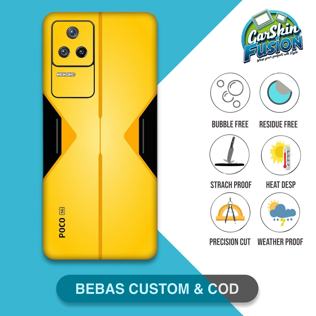 Garskin Skin Poco F4 5G gt เคสกันรอย | By Fusion Code - Mq0