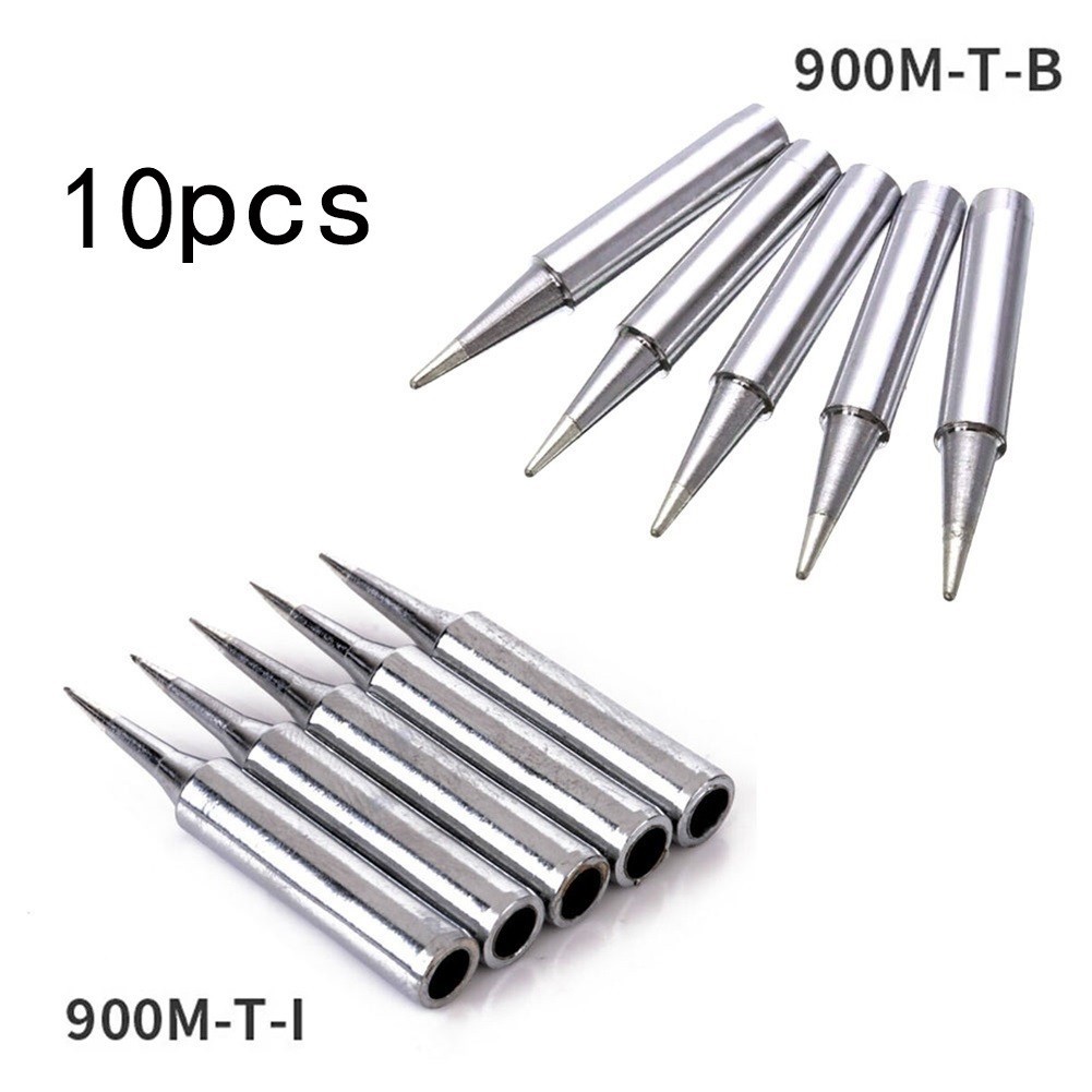 [ขายร้อน]☆10PCS Solder หัวแร้งเคล็ดลับ 900M-TI/B ตะกั่วฟรีสําหรับ Hakko Saike 936 852d +