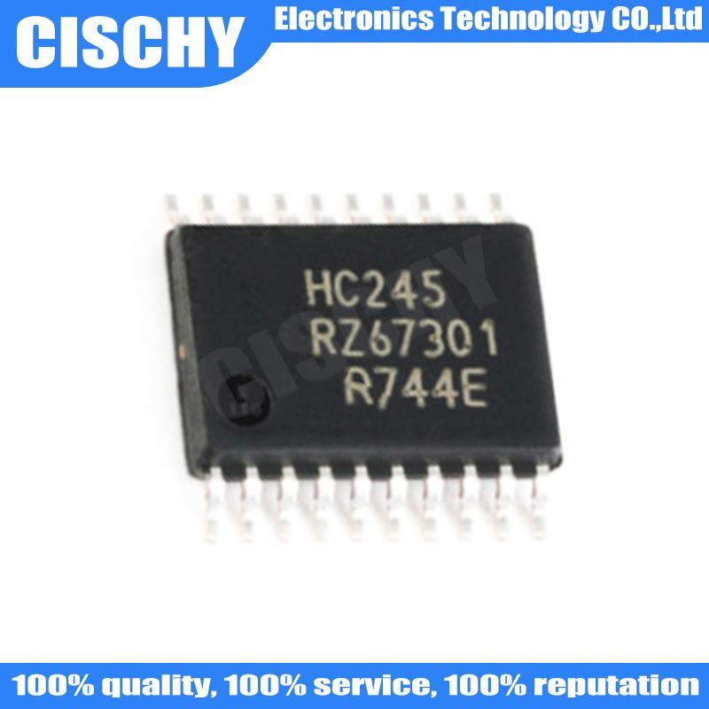 10 ชิ้น/ล็อต 74HC245PW HC245 74HC245 TSSOP-20 ในสต็อก