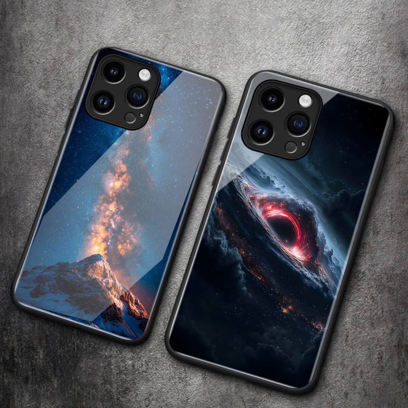 เคสสำหรับ Samsung A22 M22 A22 5G เคสโทรศัพท์ทิวทัศน์ยามค่ำคืนที่สวยงามเปลือกแก้วกันกระแทก - รูปที่ 5