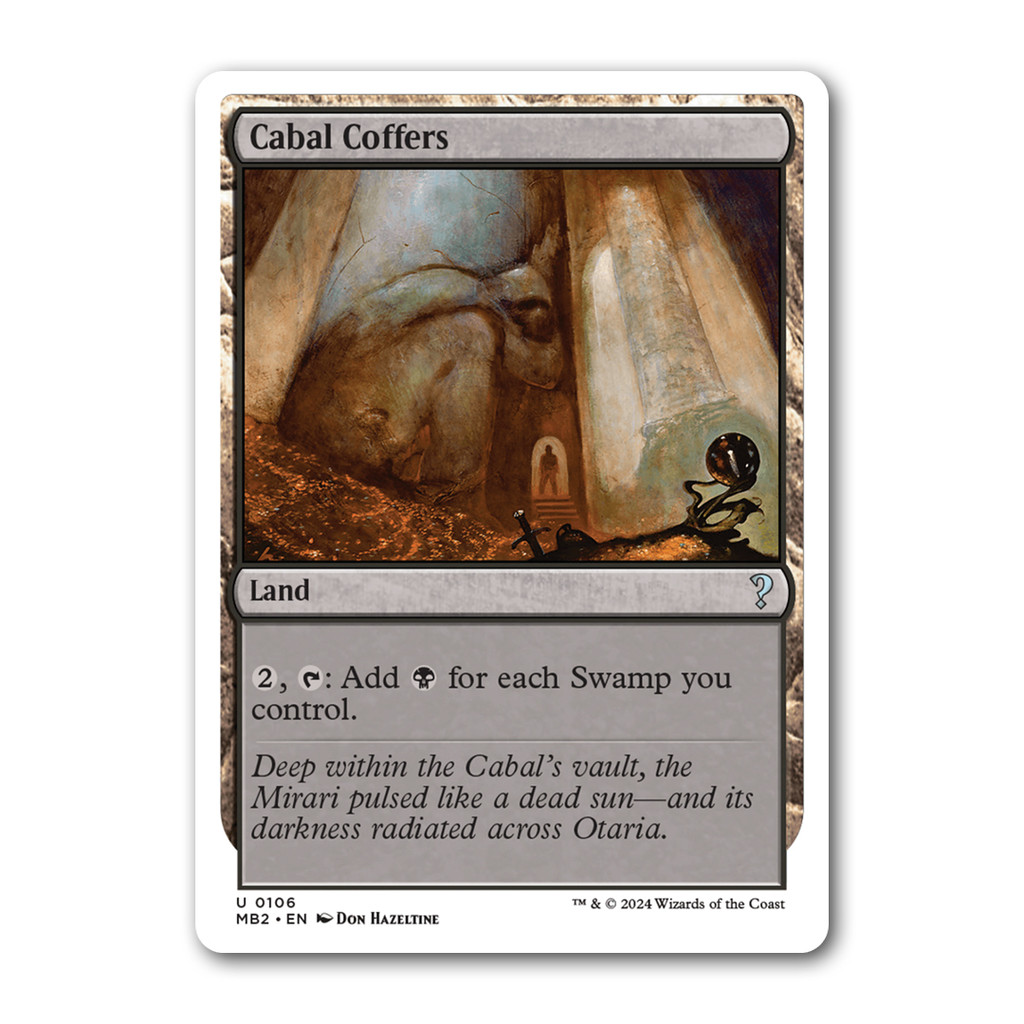 [MTG] Cabal Coffers [MB2] [Black] [Uncom] [Normal] [ENG] [2024] (Magic: The Gathering)