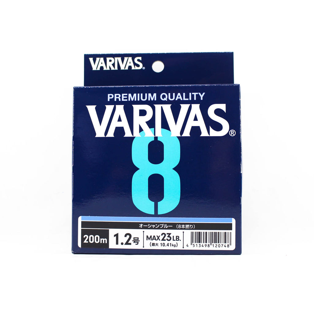 Varivas PE Line Varivas 8 X8 Blue 200m PE 1.2 Max 23lb (0748)