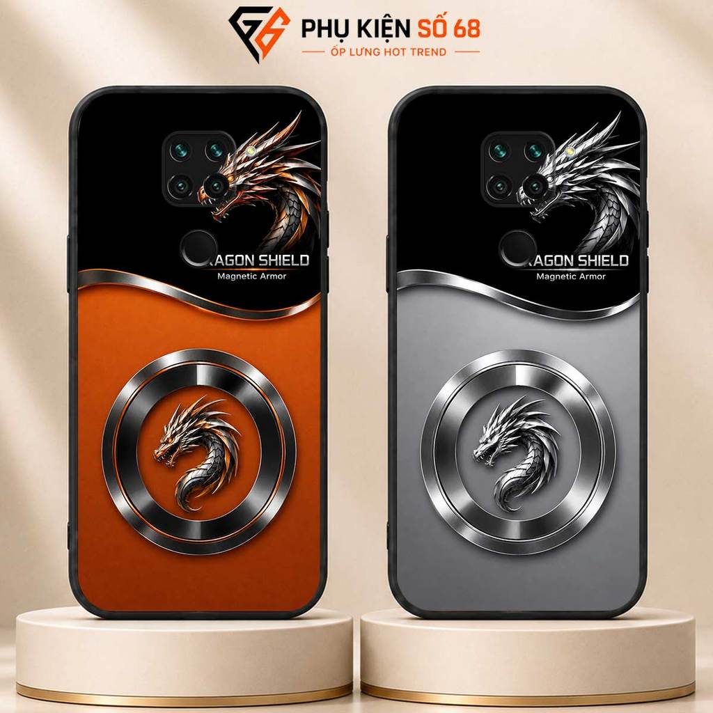 Xiaomi Redmi Note 9, Note 9S, Note 9 Pro Dragon Shield Magnetic Dragon Armor Case