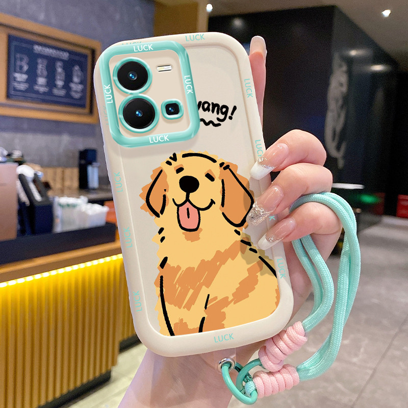 เคสสำหรับ VIVO Y35 4G เคสโทรศัพท์สุนัขซิลิโคนซอฟต์เชลล์ซอฟต์เชลล์