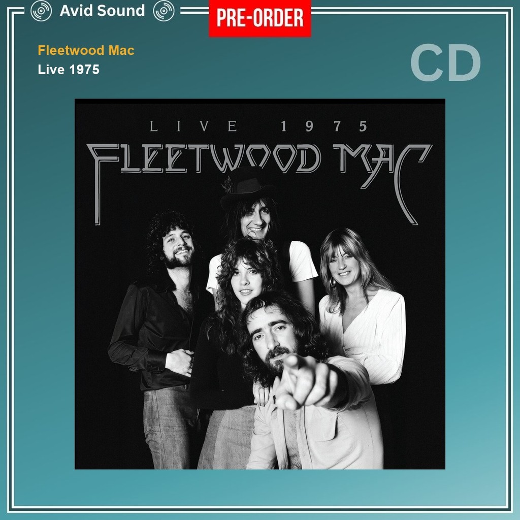 Pre-Order CD แผ่นซีดี Fleetwood Mac Live 1975 ใหม่ ซีล Fleetwood Mac CD