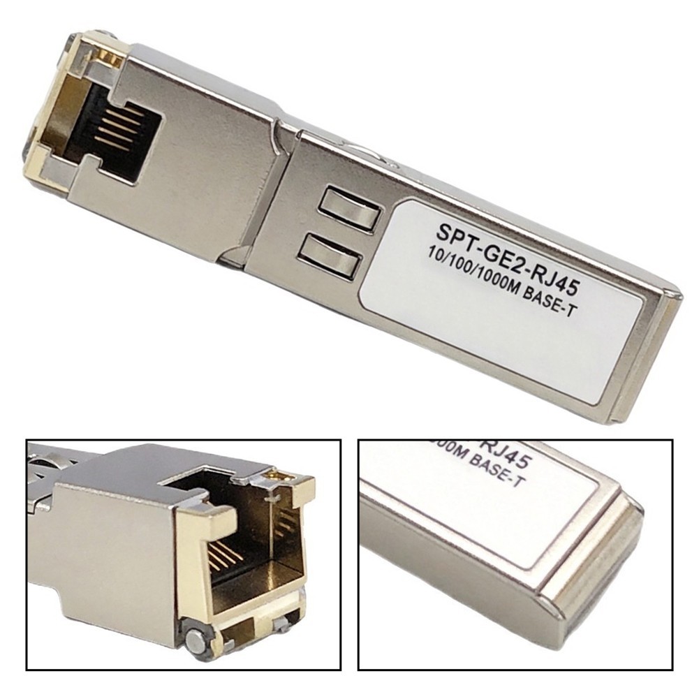 [ใหม่]1Gb SFP+ สําหรับโมดูล RJ45 เหมาะสําหรับโมดูลรับส่งสัญญาณ SFP-10G-TS