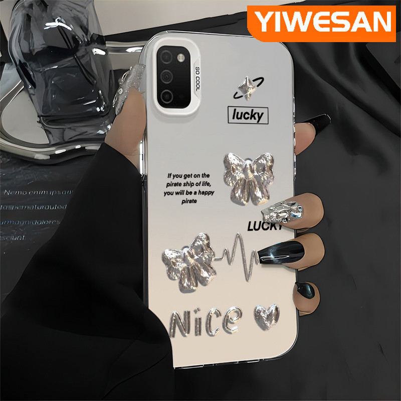เคสสำหรับ Samsung A03S A02S M02S F02S เคสโทรศัพท์รูปหัวใจกลมและอ้วนเสื้อแจ็กเก็ตผ้านุ่ม