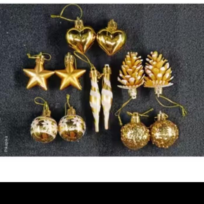 Christmas Ball / Christmas Ornament Mix Motif 1 สี