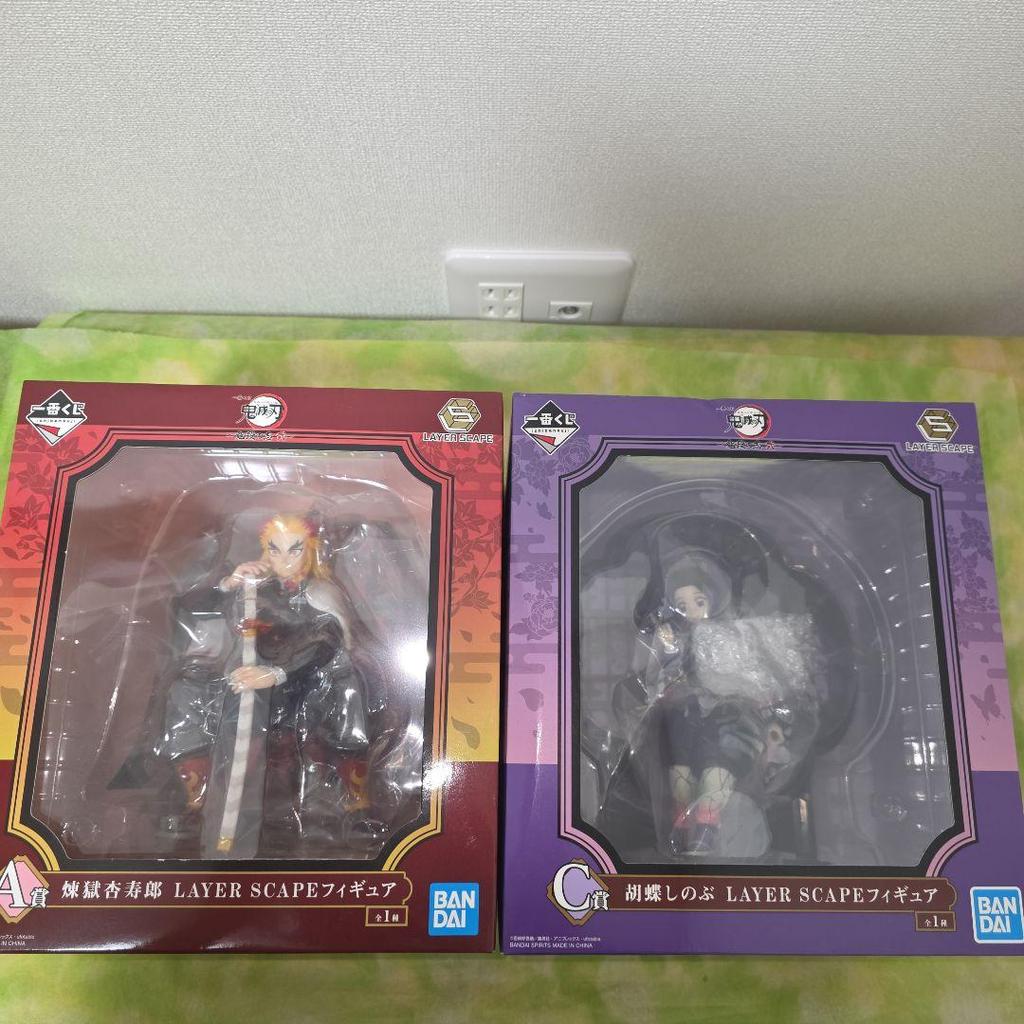 【Direct from Japan】Ichiban Kuji Demon Slayer: Kimetsu no Yaiba Layer Scape Figures Kyojuro Rengoku แ
