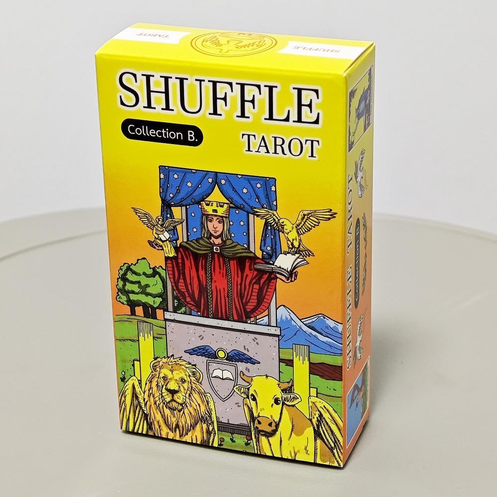 Shuffle Tarot Collection B Shuffled World of RWS Tarot Deck 80 ชิ้นการ์ด Creative Way of Telling A S