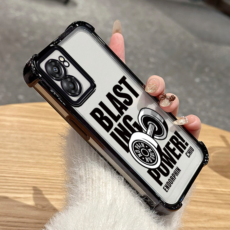 HP เคสโทรศัพท์สําหรับ OPPO A57 2022 A77 A2022 A57s A57e A77s กรณี Motif Gym กีฬาซิลิโคนนิกเกิล Air ก