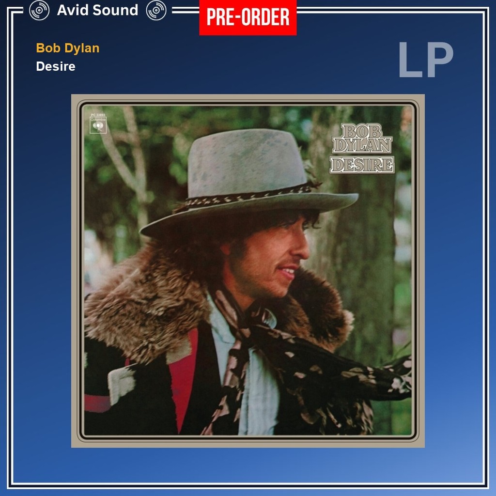 Pre-Order แผ่นเสียง Bob Dylan Desire ใหม่ ซีล Bob Dylan Vinyl LP