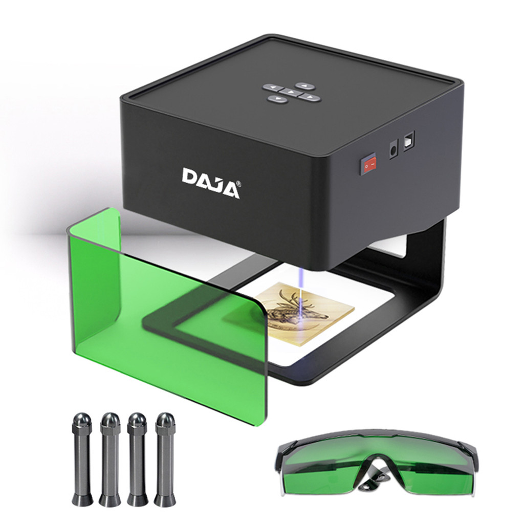 DAJA DJ6 เลเซอร์แกะสลัก DIY เครื่องหมายเครื่องแกะสลักแบบพกพาสําหรับ Handcraft โลโก้ Mark เครื่องพิมพ