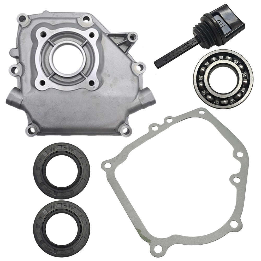 Crankcase ฝาครอบปะเก็นสําหรับ GX160 GX200 GX 160 200 5.5HP 6.5HP Crank แบริ่งซีลน้ํามัน Dipstick เครื่องตัดหญ้าชิ้นส่วนเครื่องยนต์
