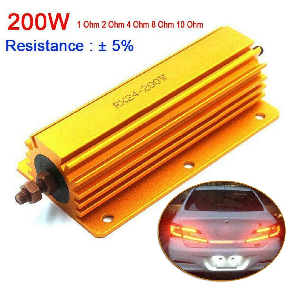 [MB] 1ohm 2ohm 4ohm 8ohm 8R 200W Watt Power Metal Resistor 4 Tube Amp Test Dummy Load