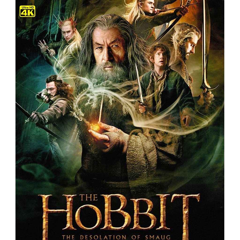 4K -  The Hobbit: The Desolation of Smaug (2013) 4K UHD ⭐7.6/10 Ian McKellen